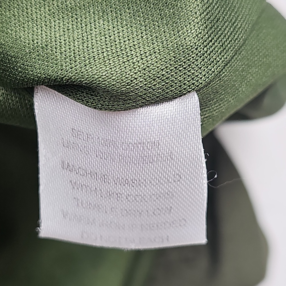Just Found Women's Size 2X Shift Dress Olive Green Peasant Embroidered  Boho - Picture 7 of 11